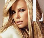 Charlize Theron en couverture de ELLE UK