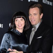 Ewan McGregor et sa femme Eve Mavrakis à l'avant-première de Haywire, le 5 janvier 2012 à Los Angeles.