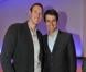 EXCLU- Alain Bernard et Tony Estanguet lors de la soirée des champions du Comité National Olympique et Sportif Français le 17 janvier à Paris au siège du CNOSF