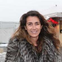 Mademoiselle Agnès arrive au défilé Dior le 21 janvier 2013