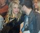 Shakira (enceinte) et Gerard Pique - Shakira (enceinte) assiste a la presentation du livre de son pere au cote de Gerard Pique a Barcelone le 14 Janvier 2013.  Singer Shakira and her boyfriend Gerard Pique attend the presentation of the book 'The Wind and random' written by William Mebarak (Shakira's father), in Barcelona, Monday January 14, 201314/01/2013 - Barcelona