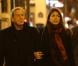 Jean-Claude Darmon et sa compagne Hoda Roche lors de l'anniversaire de Nicolas Sarkozy le 28 janvier 2013 au restaurant Giulio Rebellato à Paris