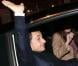 Nicolas Sarkozy lors de son anniversaire le 28 janvier 2013 au restaurant Giulio Rebellato à Paris