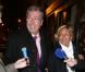 Patrick et Isabelle Balkany lors de l'anniversaire de Nicolas Sarkozy le 28 janvier 2013 au restaurant Giulio Rebellato à Paris
