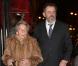 Andrée et Guillaume Sarkozy lors de l'anniversaire de Nicolas Sarkozy le 28 janvier 2013 au restaurant Giulio Rebellato à Paris