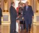  Le roi Albert II de Belgique et la reine Paola, le prince héritier Philippe et la princesse Mathilde, la princesse Astrid et le prince Lorenz, le prince Laurent et la princesse Claire lors de la réception du Nouvel An pour les autorités et personnalités du pays, au palais Laeken le 29 janvier 2013.  - photos Purepeople