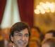  Le Premier ministre belge Elio Di Rupo. Le roi Albert II de Belgique et la reine Paola, le prince héritier Philippe et la princesse Mathilde, la princesse Astrid et le prince Lorenz, le prince Laurent et la princesse Claire lors de la réception du Nouvel An pour les autorités et personnalités du pays, au palais Laeken le 29 janvier 2013. 