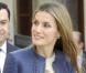 La princesse Letizia d'Espagne ravissante pour assister à l'ouverture du forum sur les maladies rares au Centre Polivalent Carlos Mir à Minorque. Le 1er février 2013.