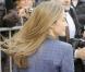 La princesse Letizia d'Espagne assiste à l'ouverture du forum sur les maladies rares au Centre Polivalent Carlos Mir à Minorque. Le 1er février 2013.