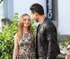 Christina Ricci et Mario Lopez lors d'un évènement organisé par la marque de cosmétique Make Up For Ever à the Grove à Los Angeles en Californie le 1er février à Los Angeles