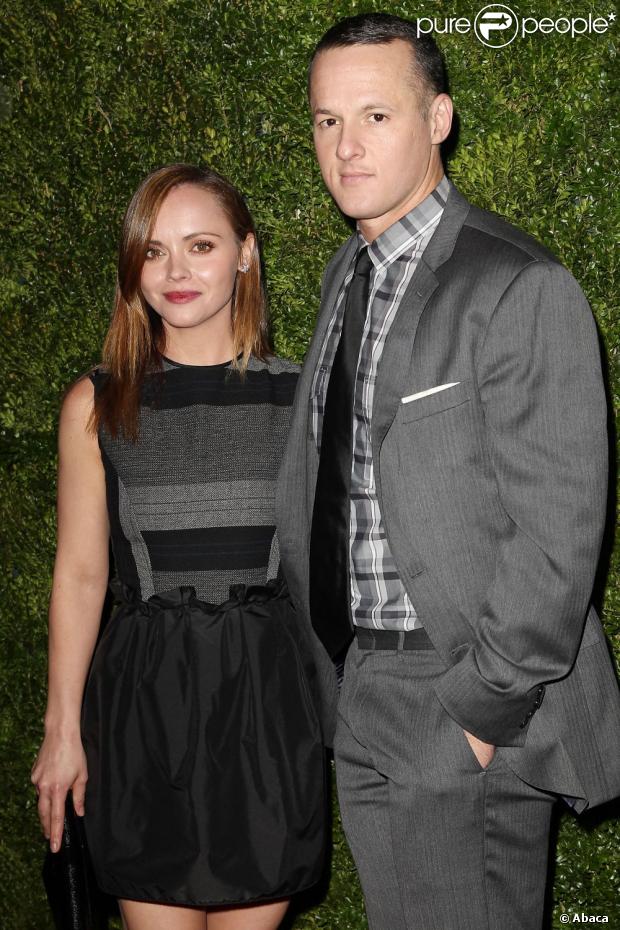 Christina Ricci et son compagnon boyfriend James Heerdegen le 4 décembre 2012 à New York