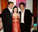  Colin Firth, Renée Zellweger et Hugh Grant à la première de  Bridget Jones : L'âge de raison , à Londres, le 9 septembre 2004. 
  