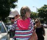 LAnce Armstrong KAte Hudson et l'une des filles du sportif