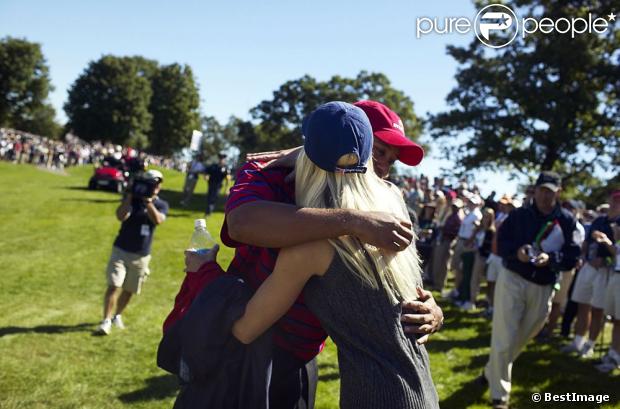 Tiger Woods et Elin Nordegren en septembre 2004 lors de la Ryder Cup.