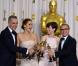 Daniel Day-Lewis, Jennifer Lawrence, Anne Hathaway et Christoph Waltz grands gagnants des Oscars à Los Angeles le 24 février 2013.