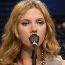 Scarlett Johansson en duo avec Pete Yorn sur <em>Relator</em>, sorti en 2009.