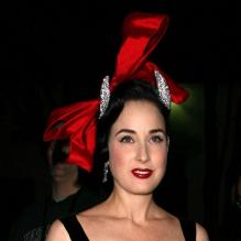Dita Von Teese à la soirée de Perez Hilton, à Los Angeles, le 24 mars 2012.
