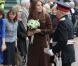 La duchesse de Cambridge, Kate Middleton, enceinte, se rend au Fishing Heritage Centre à Grimsby le 5 mars 2013.