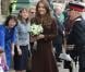 La duchesse de Cambridge, Kate Middleton, enceinte, se rend au Fishing Heritage Centre à Grimsby le 5 mars 2013.