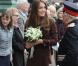 La duchesse de Cambridge, Kate Middleton, enceinte, se rend au Fishing Heritage Centre à Grimsby le 5 mars 2013.