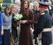 La duchesse de Cambridge, Kate Middleton, enceinte, se rend au Fishing Heritage Centre à Grimsby le 5 mars 2013.