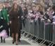 La duchesse de Cambridge, Kate Middleton, enceinte et détendue se rend au Fishing Heritage Centre à Grimsby le 5 mars 2013.