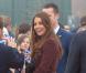La duchesse de Cambridge, Kate Middleton, enceinte et détendue se rend au Fishing Heritage Centre à Grimsby le 5 mars 2013.