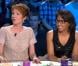 Natacha Polony aux côtés d'Audrey Pulvar sur France 2, dans  On n'est pas couché.  