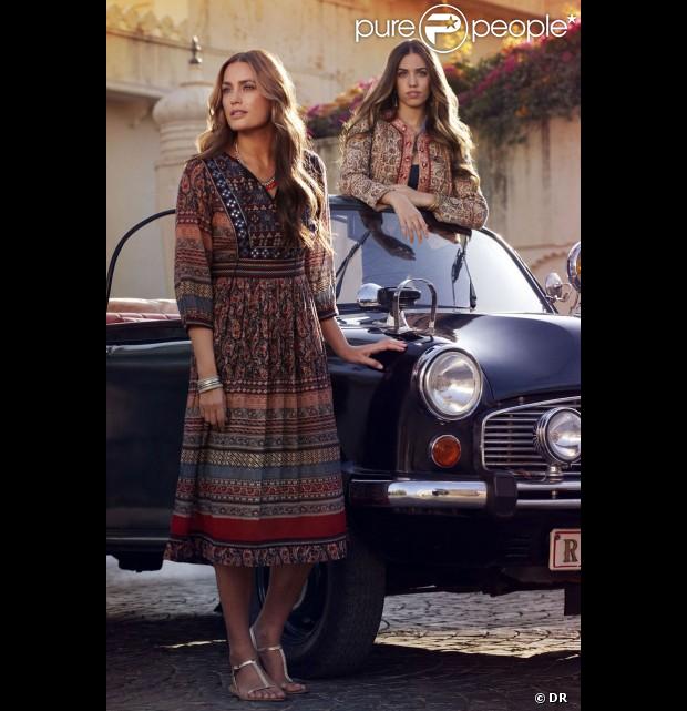 Yasmin Le Bon et sa fille Amber sont les nouveaux visages de la campagne printemps-été 2013 de Monsoon.