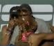 Serena Williams, sa soeur Venus et son père Richard sous les sifflets à Indian Wells en 2001