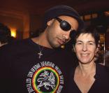 Christine Angot et Doc Gyneco à Paris, le 9 novembre 2006.