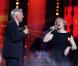 Exclusif - Lara Fabian et Laurent Boyer lors de l'enregistrement au Théâtre Marigny de l'émission Toute la télé chante pour le Sidaction à Paris le 21 mars 2013, qui sera diffusée sur France 2 le 6 avril 2013.