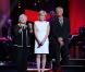 Exclusif - Line Renaud, Catherine Ceylac et Laurent Boyer lors de l'enregistrement au Théâtre Marigny de l'émission Toute la télé chante pour le Sidaction à Paris le 21 mars 2013, qui sera diffusée sur France 2 le 6 avril 2013.
