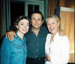  Roland Giraud, Maaike Jansen et leur fille Géraldine à Paris, le 3 septembre 1998. 