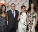 Thandie Newton, Christophe Lambert, la princesse Clotilde de Savoie et Famke Janssen posant à Cannes le 8 avril 2013 lors de l'ouverture du 50e  Mip TV.