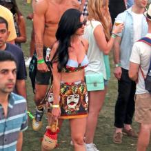 La chanteuse Katy Perry super glamour à Coachella 2013.