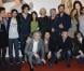 Max Boublil, Mélanie Bernier, Sandrine Kiberlain, Alain Chabat, Arié Elmaleh et Elisa Sednaoui enceinte à la première du film Les Gamins au Gaumont Opéra à Paris, le 15 avril 2013.