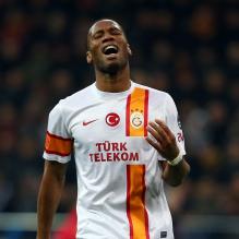 Didier Drogba lors d'un match entre Kayserispor et Galatasaray à Kayseri le 17 mars 2013