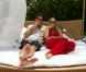 Charlie Sheen et Brooke Mueller le 21 août 2011 à Mexico.