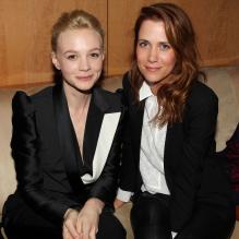 Carey Mulligan et Kristen Wiig lors de l'after-party Gatsby le Magnifique au Standard Hotel de New York le 5 mai 2013.