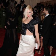 Gwen Stefani au Metropolitan Museum of Art pour le gala annuel du Costume Institute orchestré par la rédactrice en chef du magazine Vogue US et directrice artistique du groupe Condé Nast Anna Wintour. La soirée avait pour thème "Chaos to couture exhibition". A New York, le 6 mai 2013.