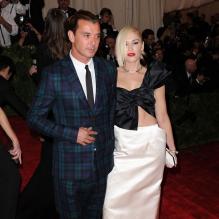 Gwen Stefani et Gavin Rossdale au Metropolitan Museum of Art pour le gala annuel du Costume Institute orchestré par la rédactrice en chef du magazine Vogue US et directrice artistique du groupe Condé Nast Anna Wintour. La soirée avait pour thème "Chaos to couture exhibition". A New York, le 6 mai 2013.