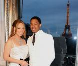 Mariah Carey et Nick Cannon à Paris, le 27 avril 2012.