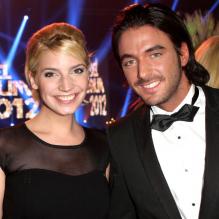 EXCLU - Thomas et Nadège de Secret Story 6, à Charleroi le 15 décembre 2012 pour l'élection Top Model Belgium 2012 au Spiroudome