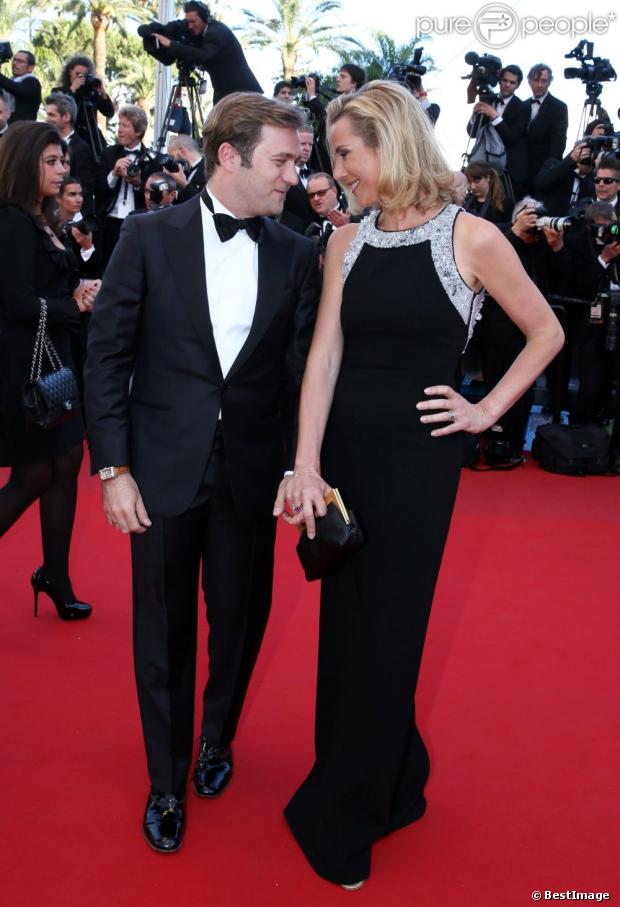 Cannes 2013 - Laurence Ferrari : Superbe en dos nu avec son mari Renaud Capucon...