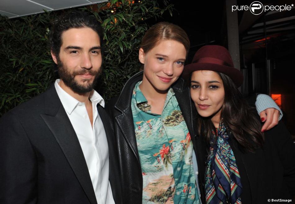 Léa Seydoux Tahar Rahim Et Leïla Bekhti Lors De La Soirée Du Film Grand Central Sur La Plage