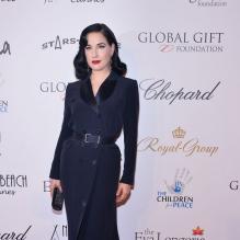 Dita Von Teese au Global Gift Gala au Carlton à Cannes pendant le 66e Festival de Cannes, le 19 mai 2013