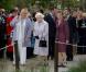 La reine Elizabeth II lors du Chelsea Flower Show, lors de la journée d'inauguration VIP de l'exposition, le 20 mai 2013 à Londres.