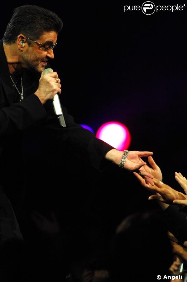 George Michael en concert à NYC le 23/07/08