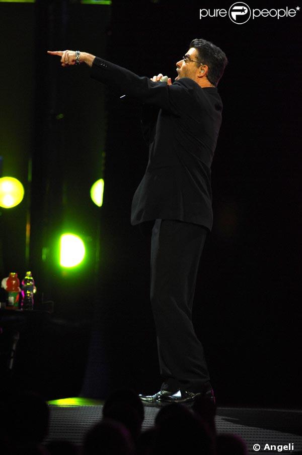 George Michael en concert à NYC le 23/07/08